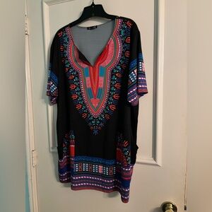 Chances R) is brand)blouse very pretty in colorful size(3-X) very stretchy